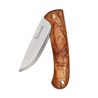 Knife pocket folding olive wood a 8cm 2